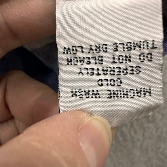 Habitat Clothes to Live In Women's Small Blue Plaid Button Up Shirt‎ 3/4 Sleeves - Picture 5 of 8